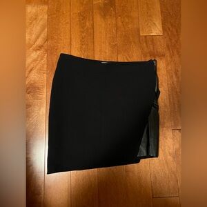 helmut lang black skirt (wool/polyester)